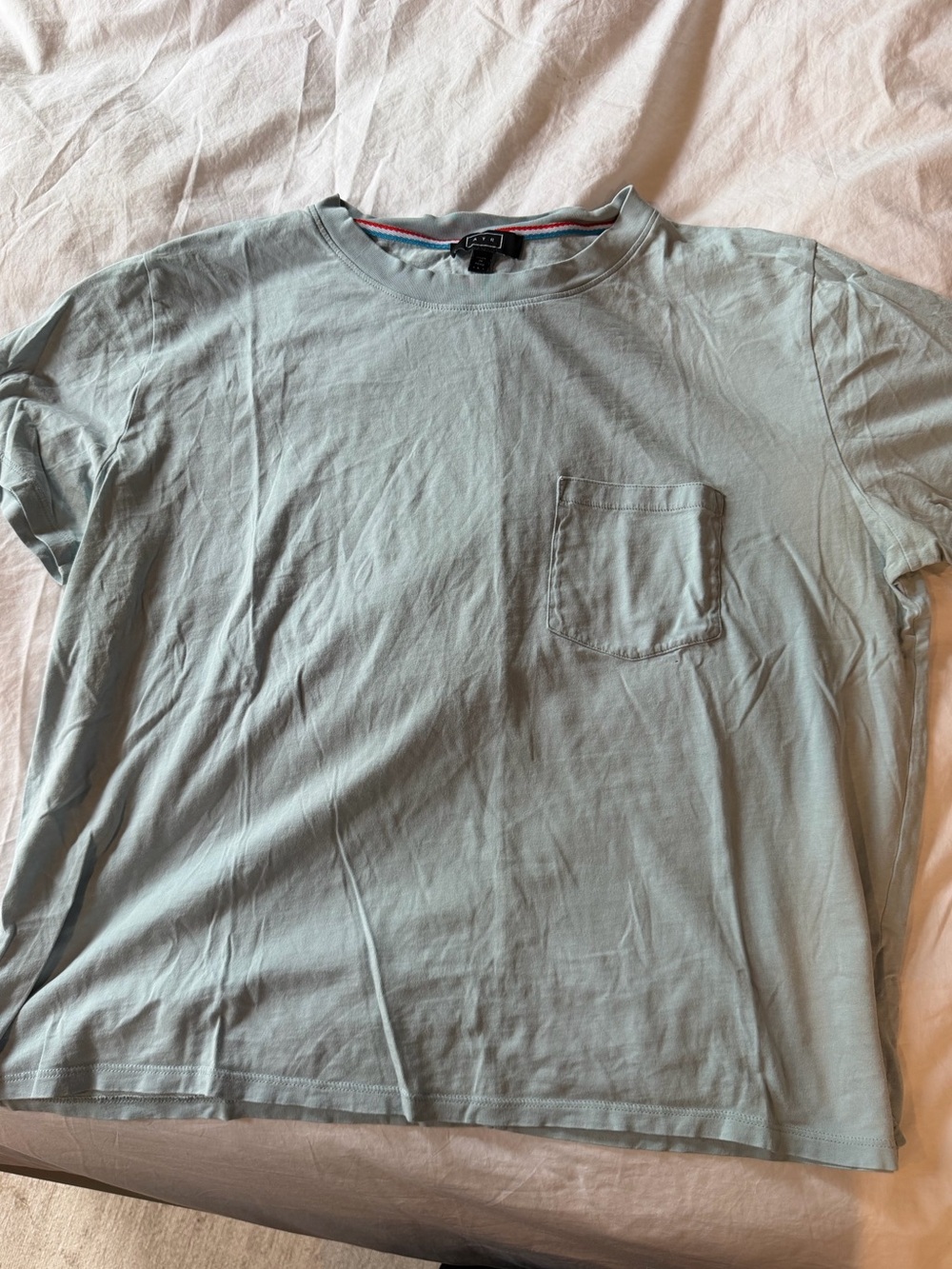 AYR Light Blue Crewneck Pocket T-Shirt